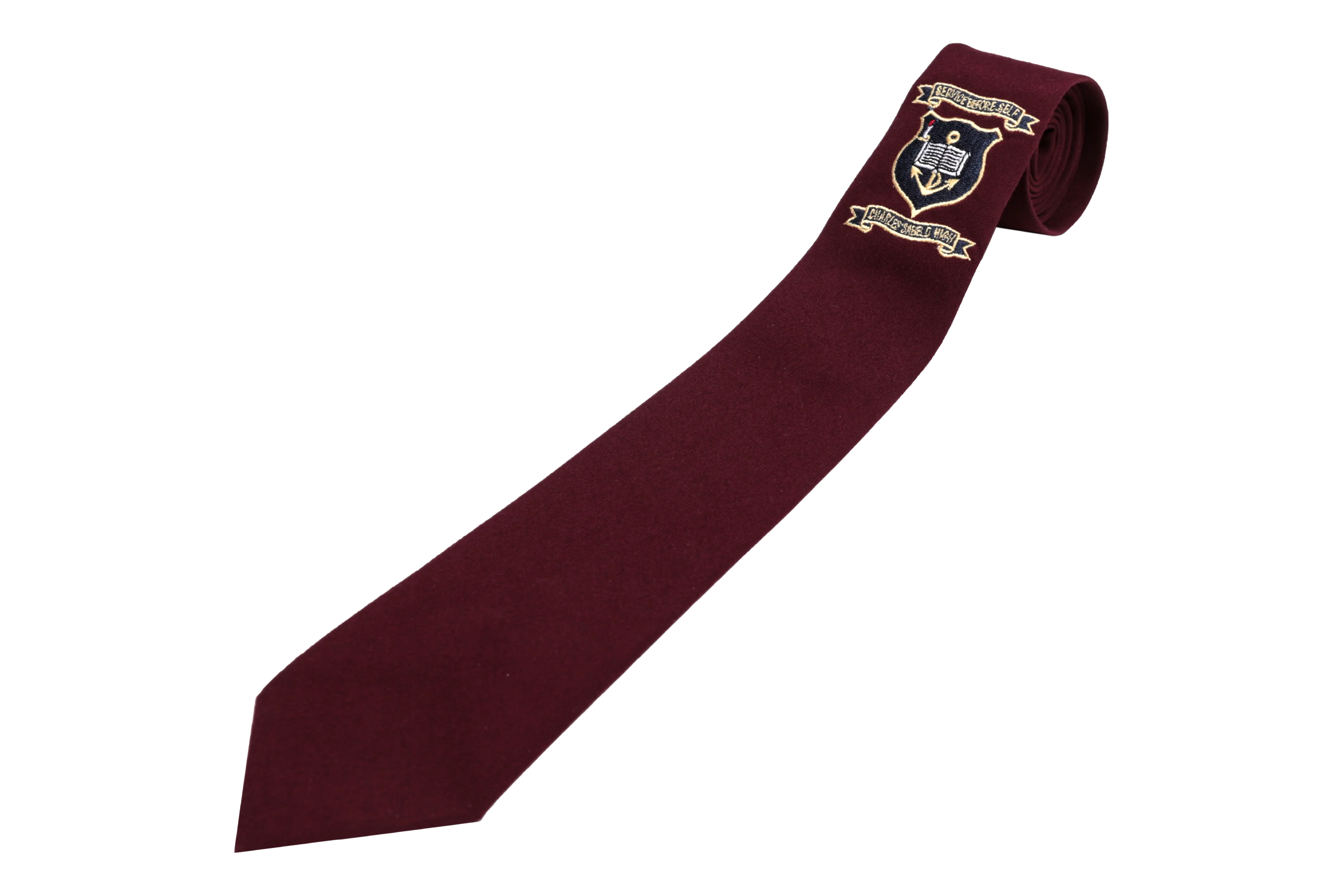 Embroidered Tie - Charles Sabelo High