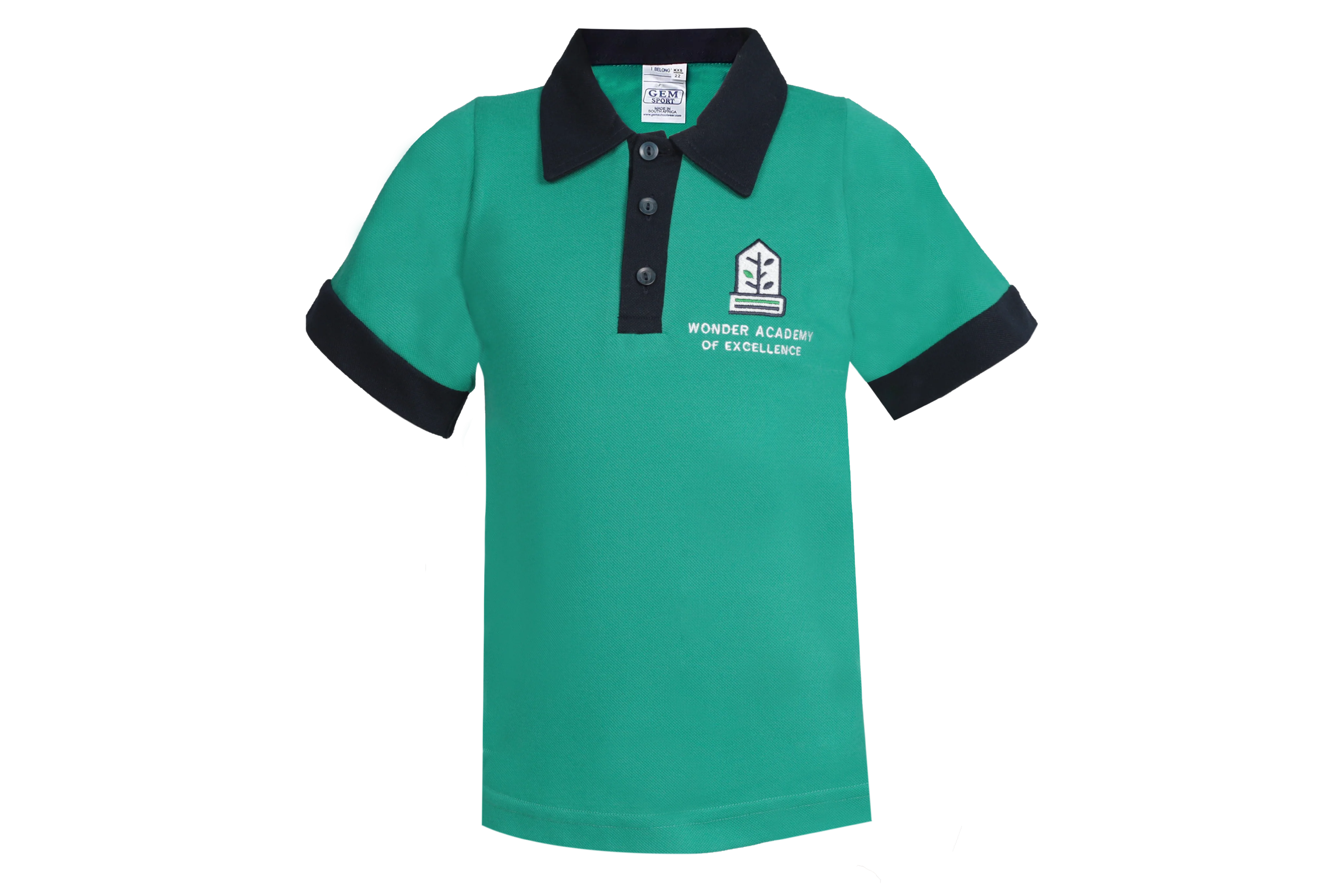 Golf Shirt Jade EMB - Wonder Academy Primary