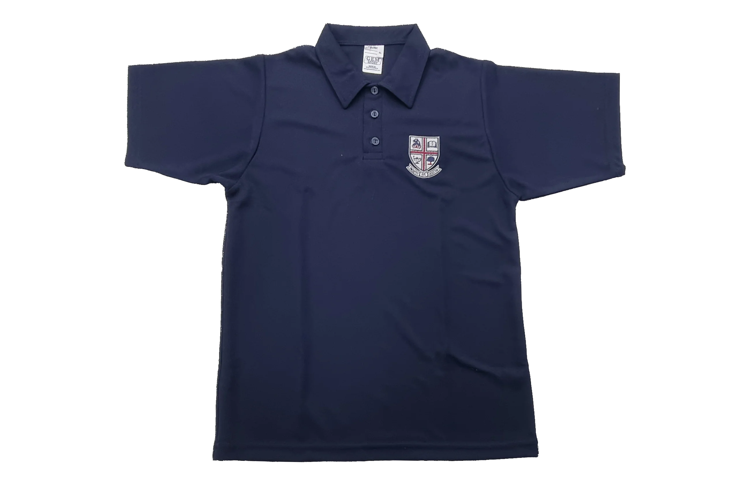 Golf Shirt M/M Navy Emb - Westville Girls High School