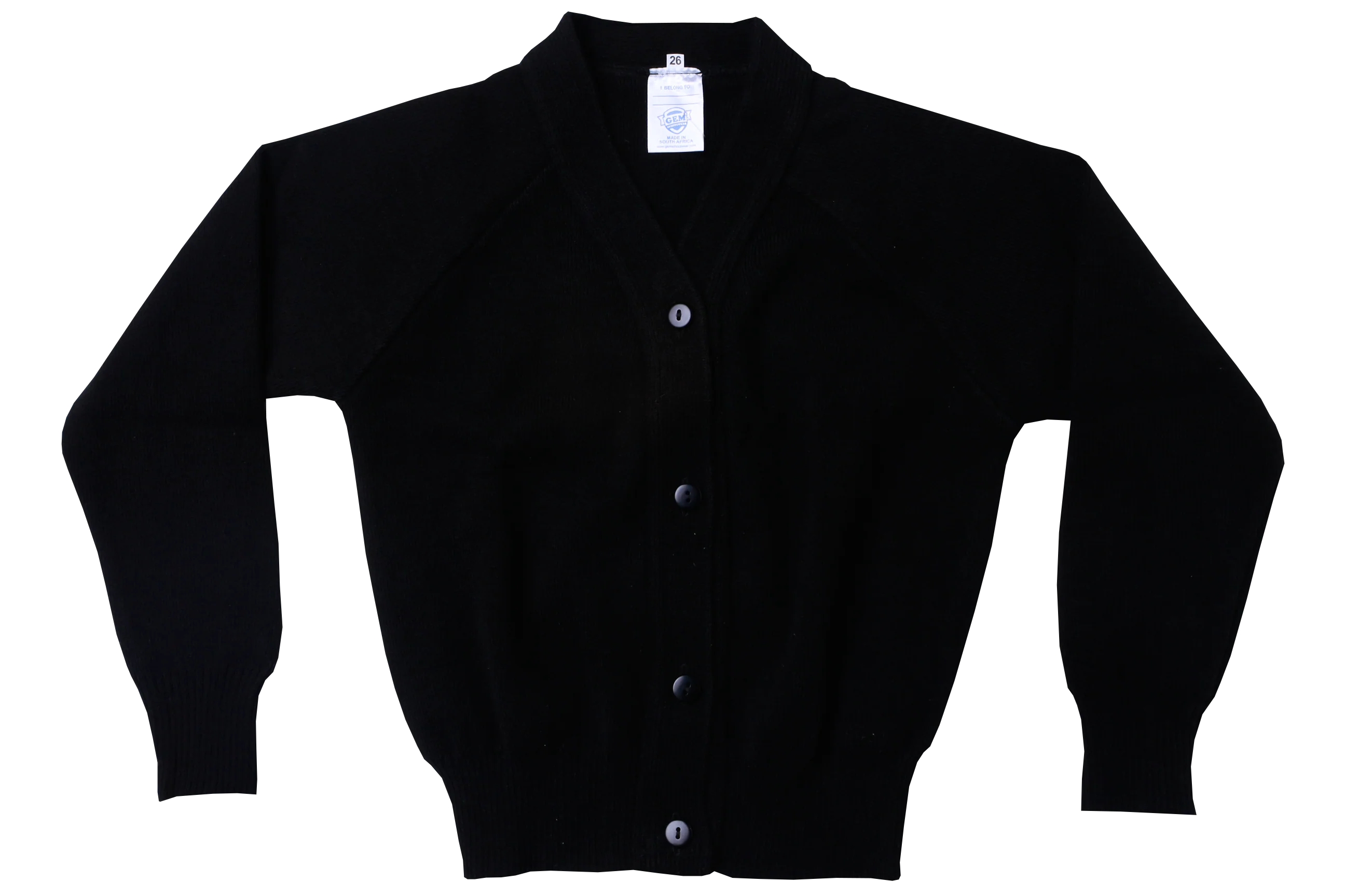 Plain Cardigan - Black