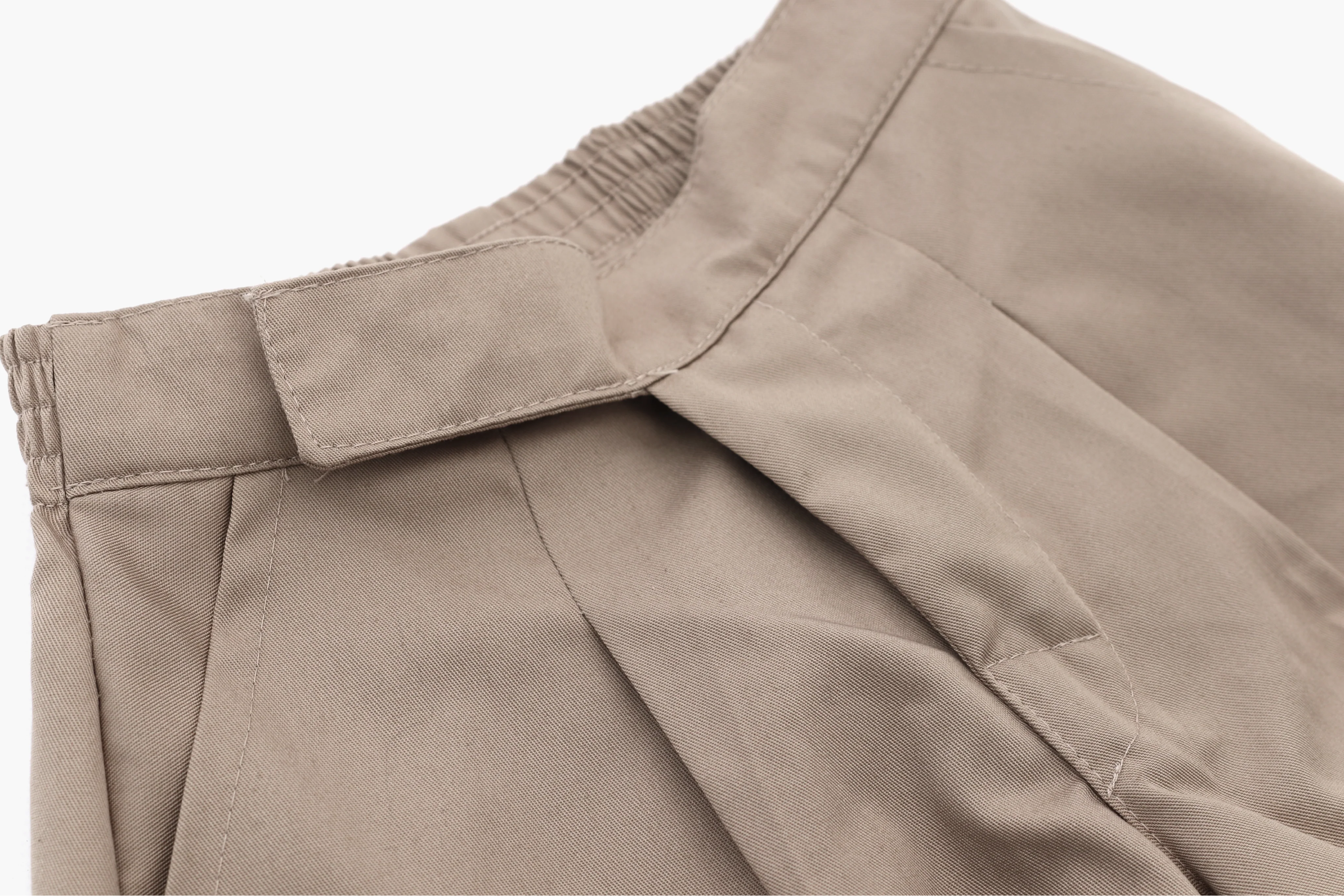 School Shorts - Khaki - Image 3