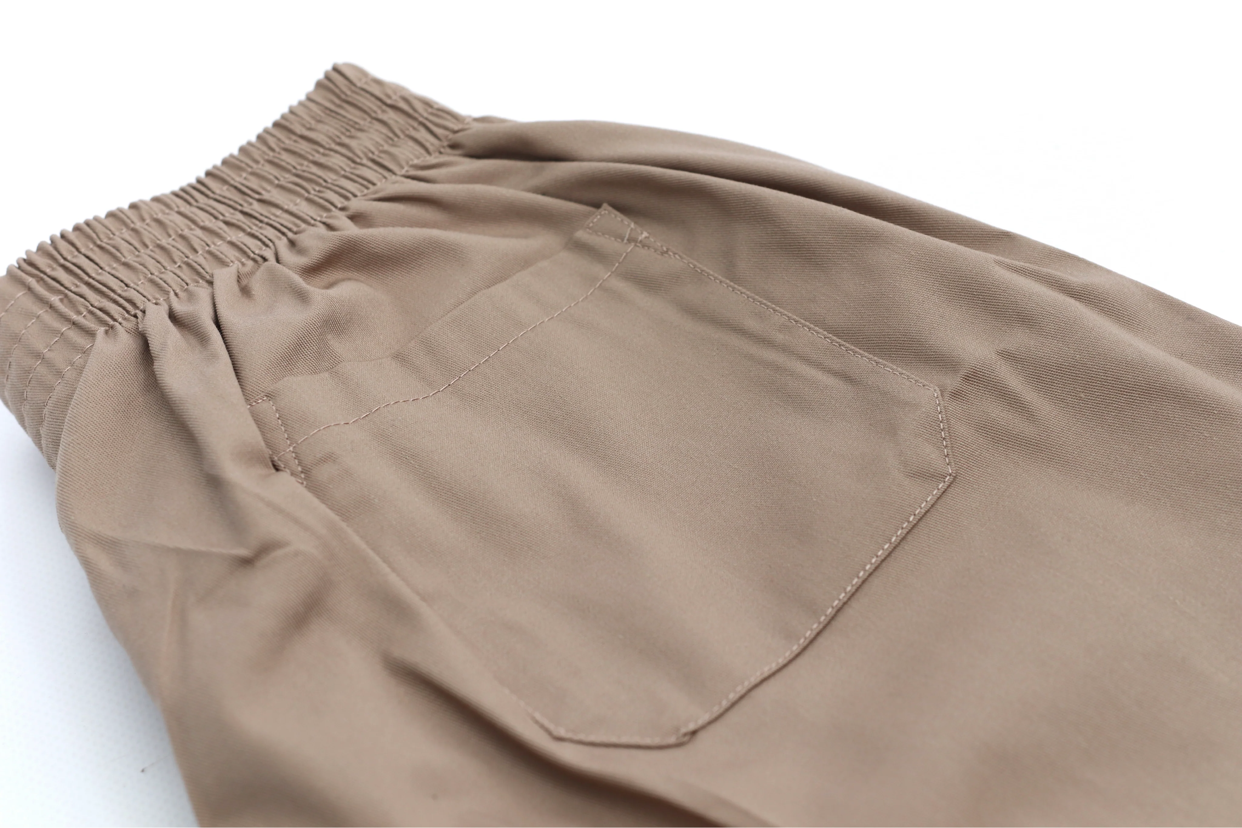 School Shorts - Khaki - Image 4