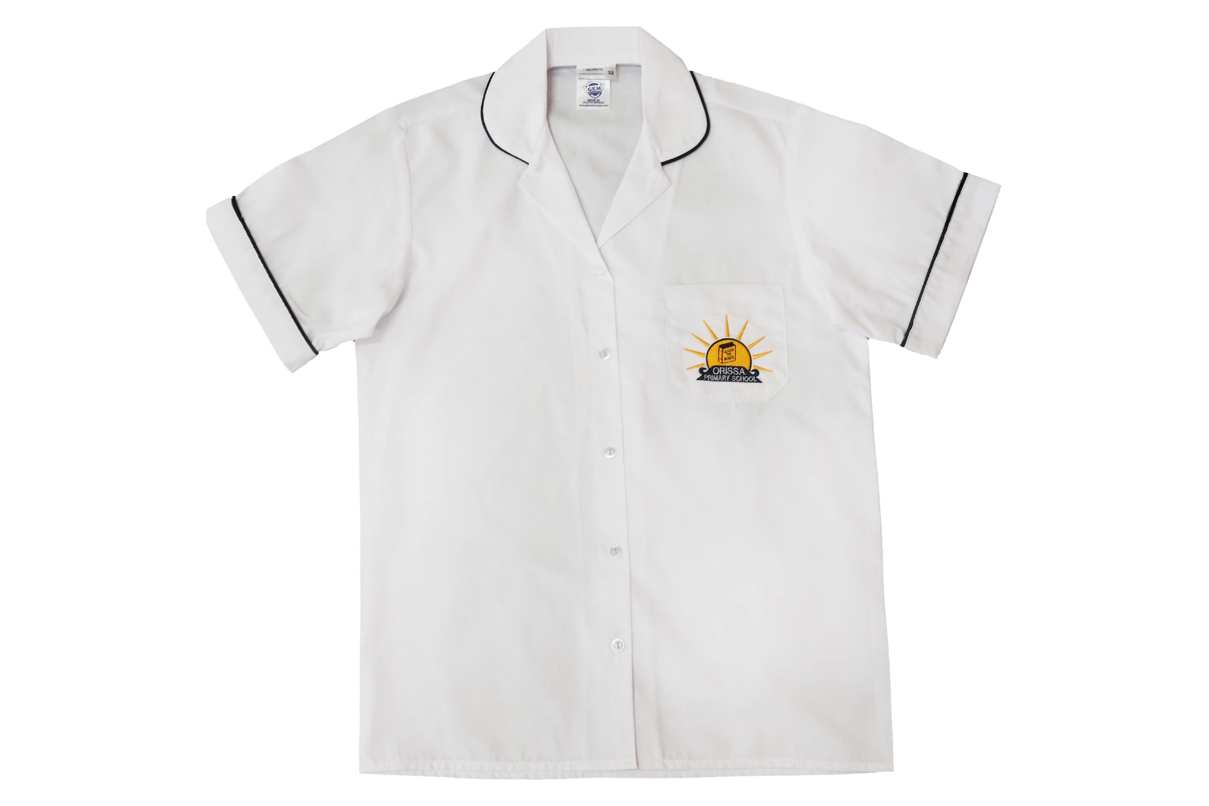 Short-sleeve Blouse Emb - Orissa Primary