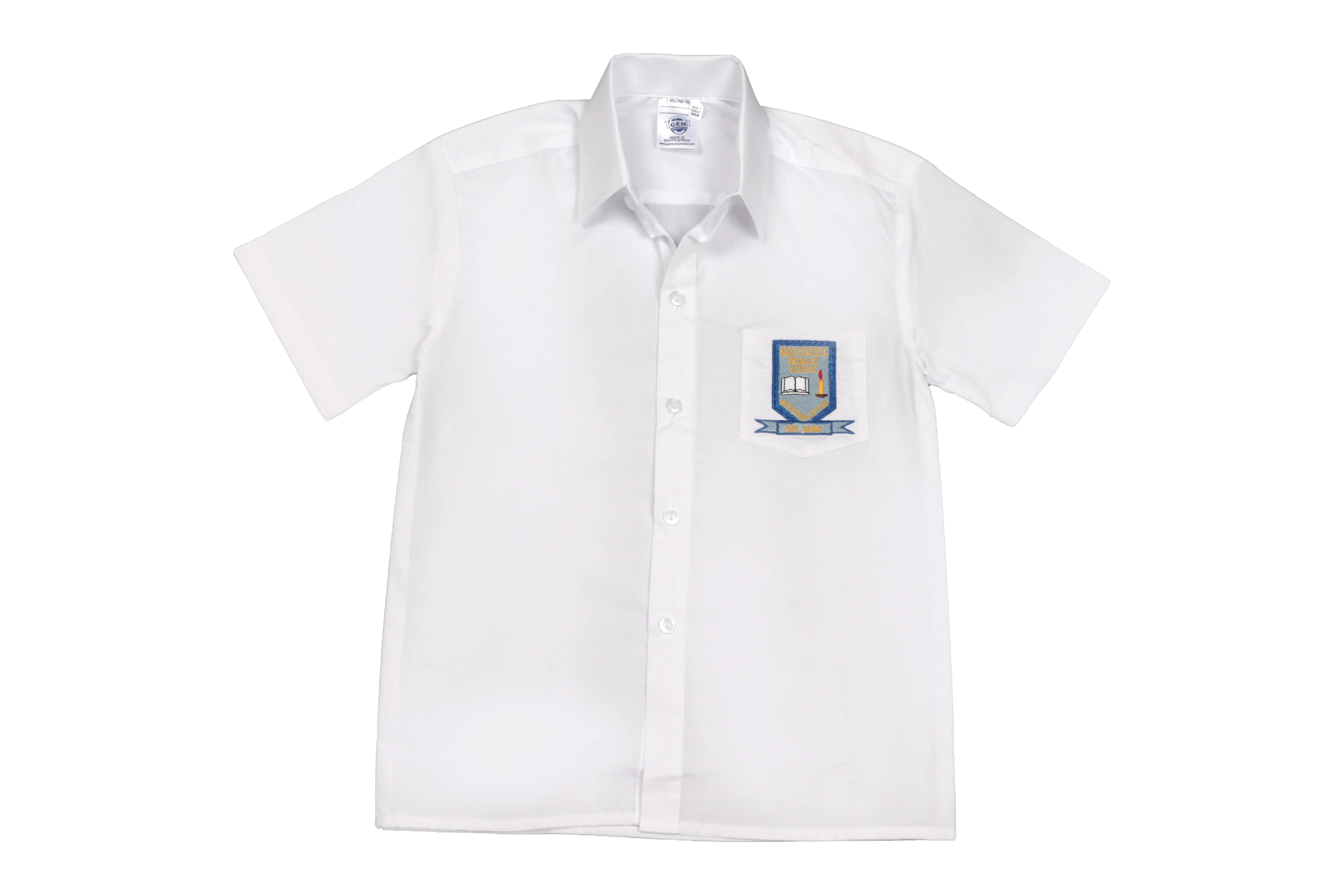 Shortsleeve Emb Shirt - Senzokuhle