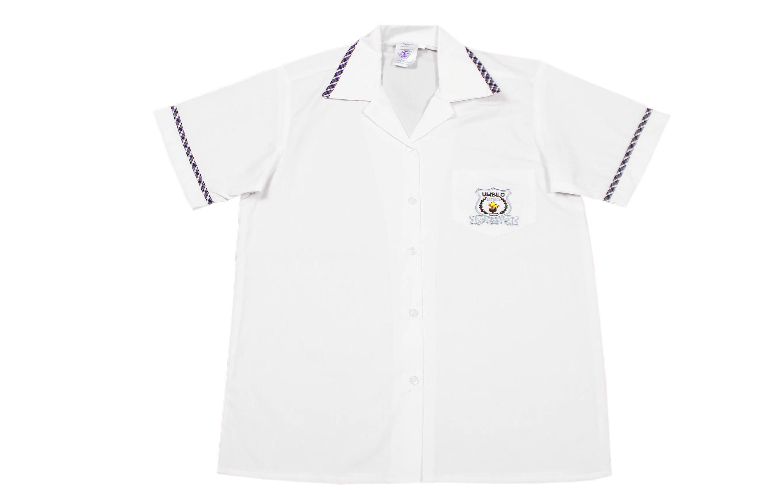 Shortsleeve Gladneck Blouse Emb - Umbilo