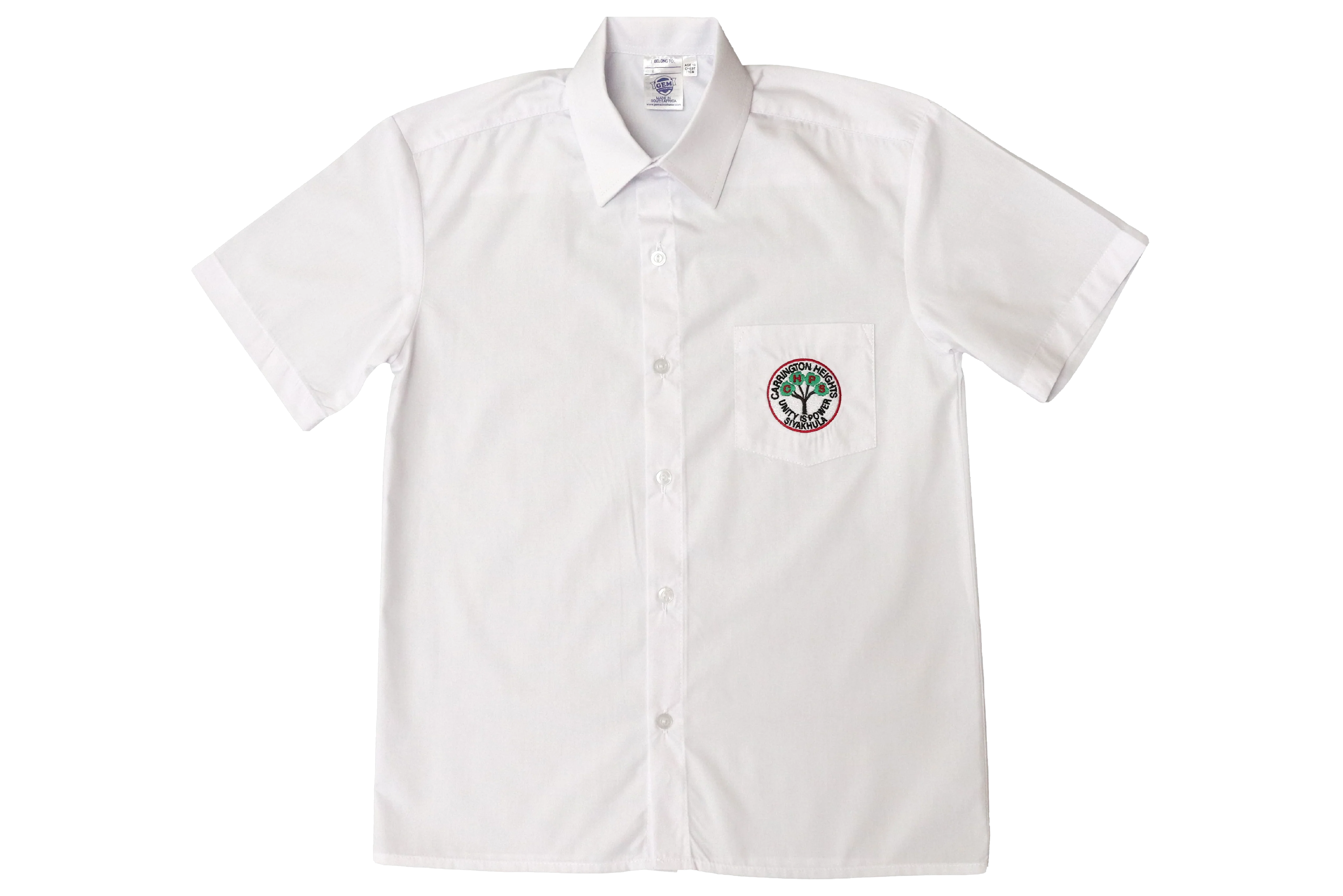 Shortsleeve Raised Collar Shirt - Carrington
