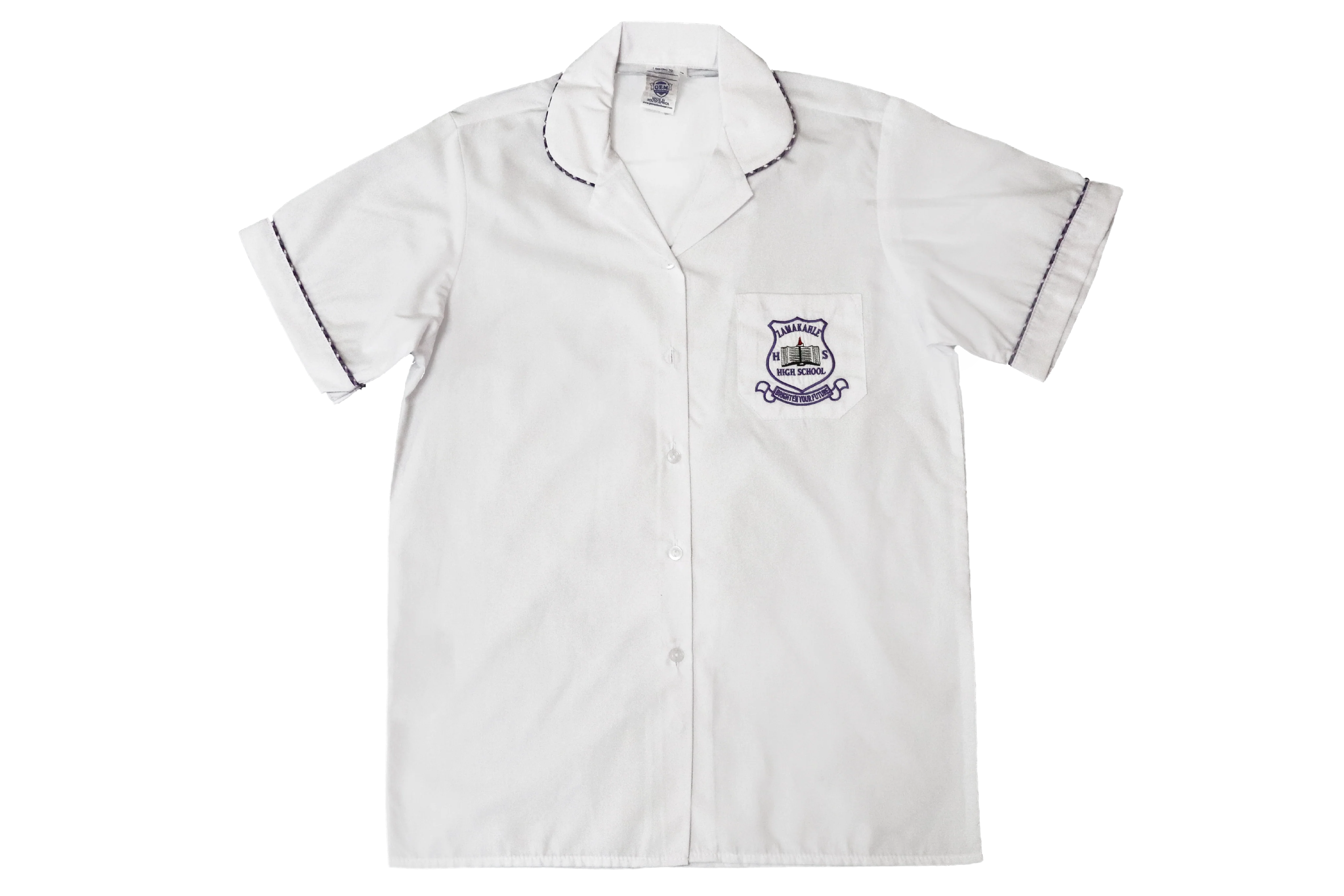 Shortsleeve Roundneck Blouse Emb - Zamakahle