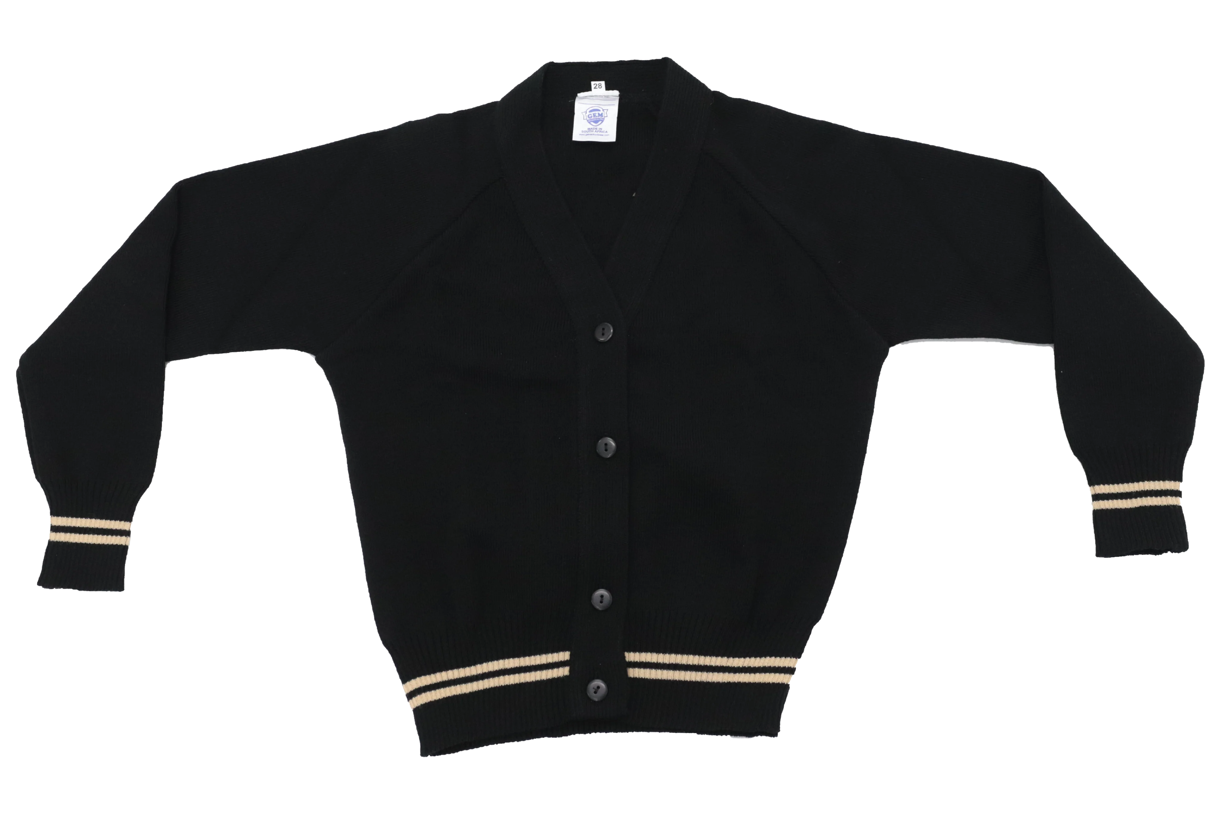 Striped Plain Cardigan - Vuku