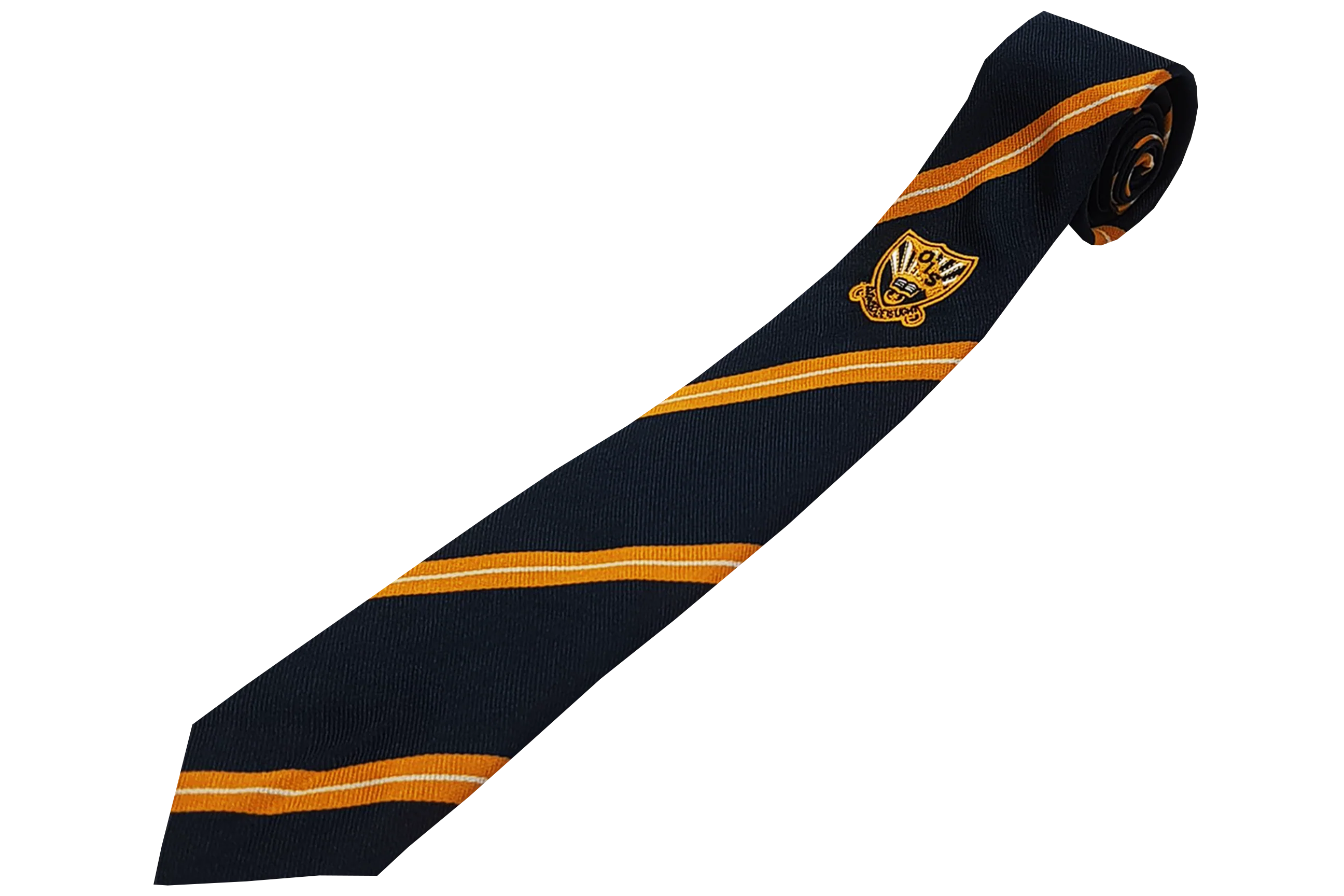 Striped Tie Emb - Orient