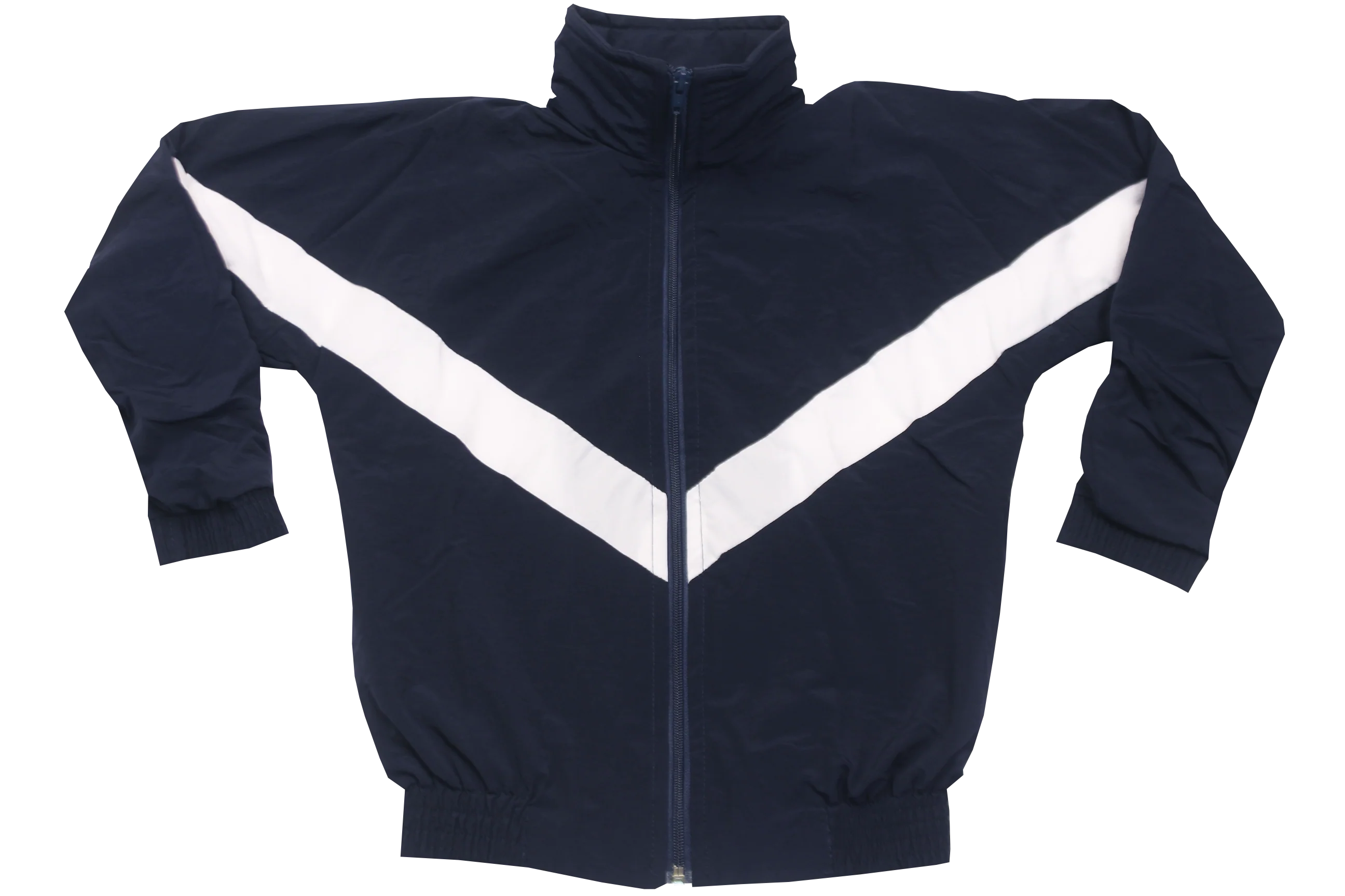 Taslon Tracksuit Set Plain - Navy/White