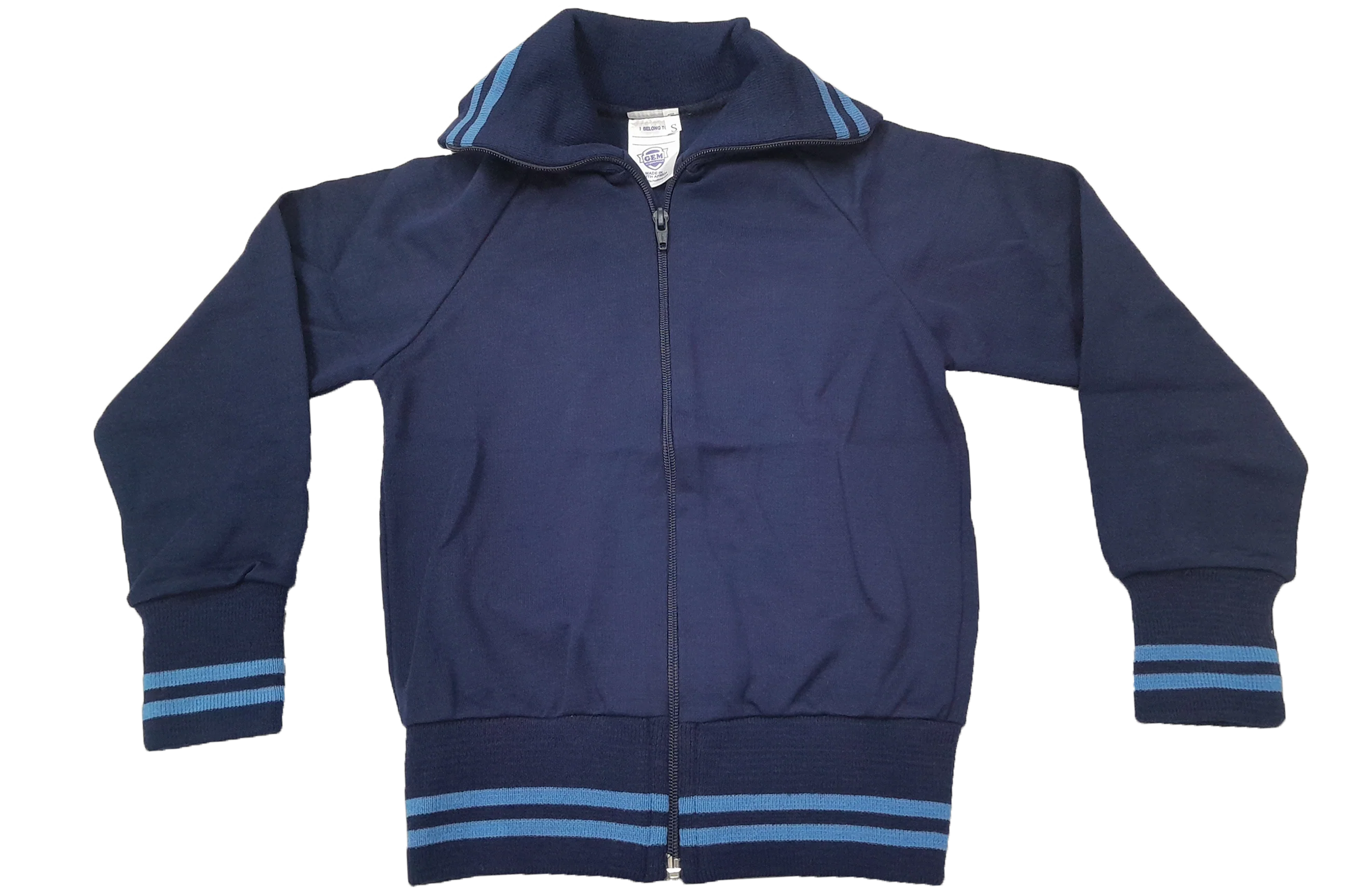 Woolen Tracksuit Set - Navy/Sky Blue (PDR)